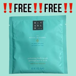 ‼️FREE‼️NEW‼️The Ritual Of Karma Body Scrub Softening body scrub ⭐️40g Sample⭐️